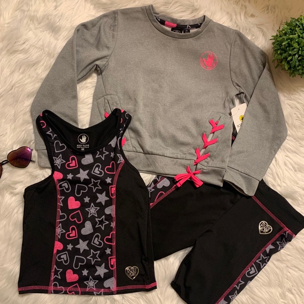 Body Glive 3pc Athletic Outfit